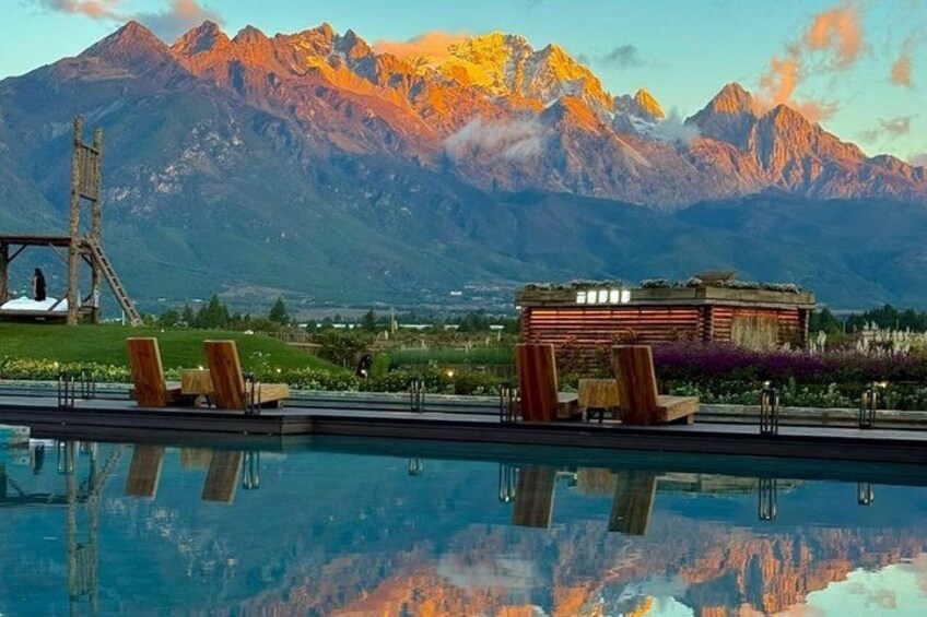 Jade Dragon Snow Mountain Golden Sunrise at Yundian Cafe Day Tour 2