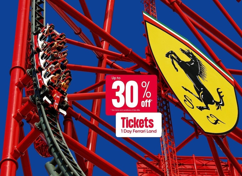 Salou: PortAventura Ferrari Land Admission Ticket 2