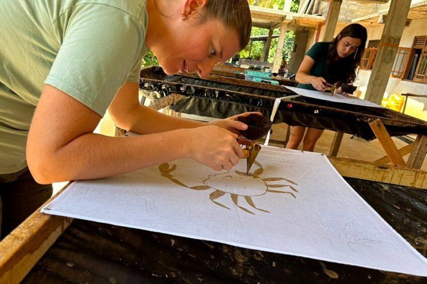 Batik Making Workshop in Galle 2
