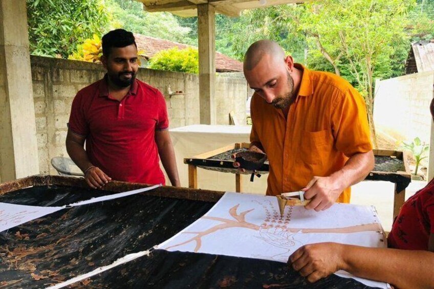 Batik Making Workshop in Galle 2