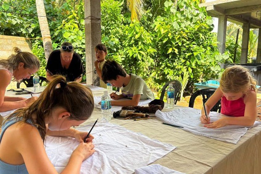 Batik Making Workshop in Galle 4