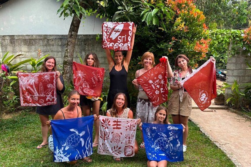 Batik Making Workshop in Galle 5