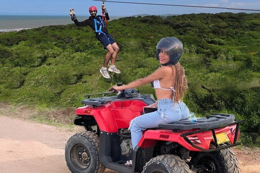 ATV & Zipline Combo Tour 1