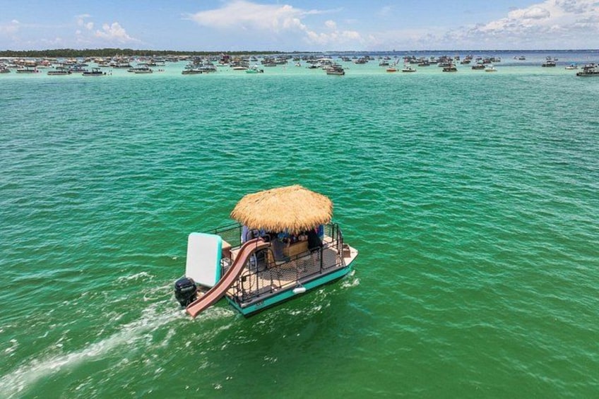Tiki Pub Crab Island Cruise with Waterslide 2