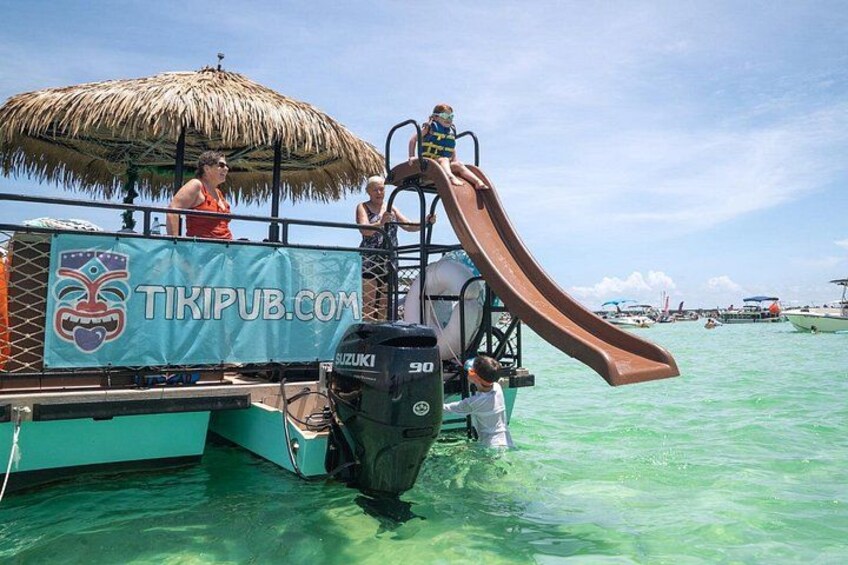 Tiki Pub Crab Island Cruise with Waterslide 5