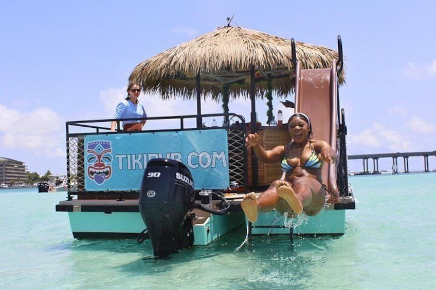 Tiki Pub Crab Island Cruise with Waterslide 5