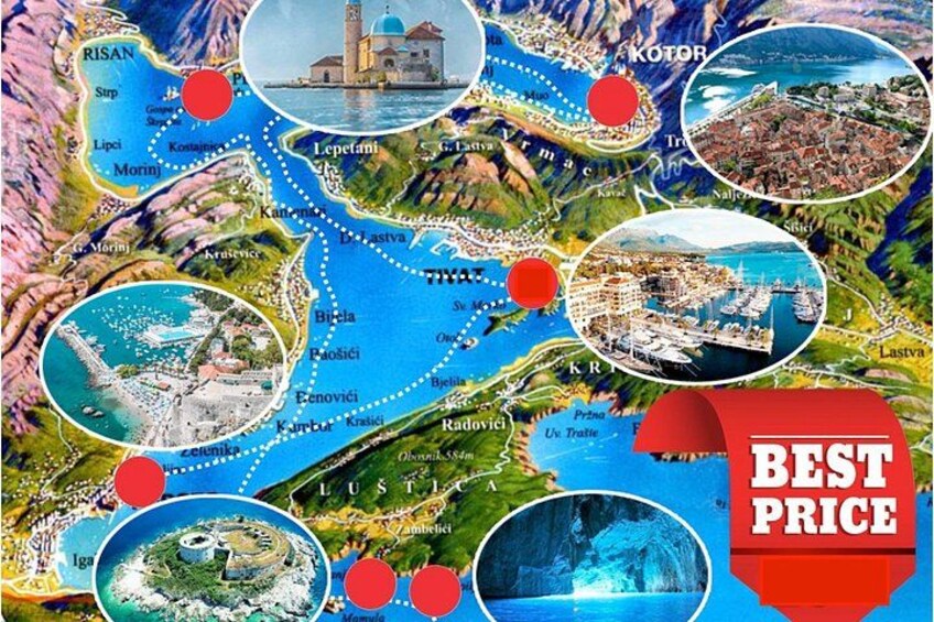 Full-Day Boka Bay Cruise Tour from Budva with Guide 3
