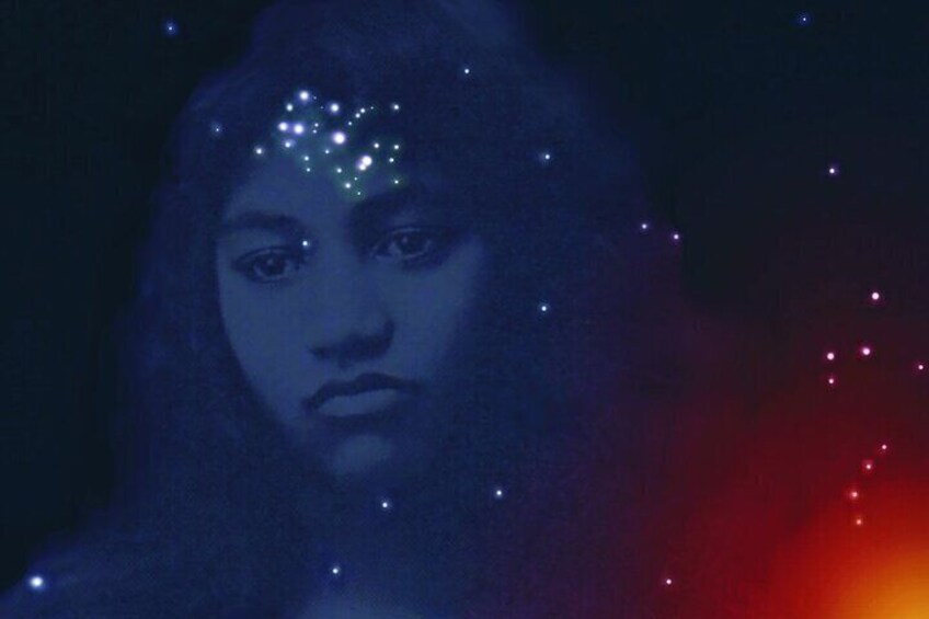 Maiden with Matariki (Pleiades in her hair) 4