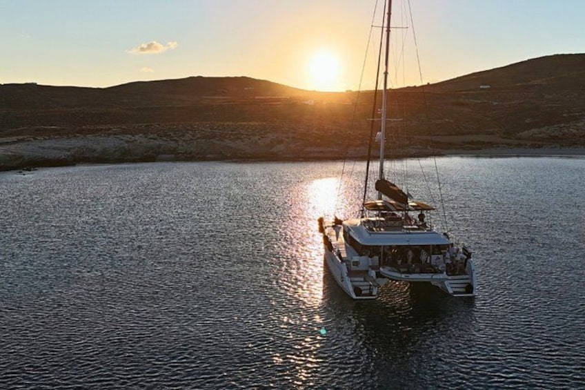 Mykonos Catamaran Sunset Cruise with Meal, Drinks & Transfer 5