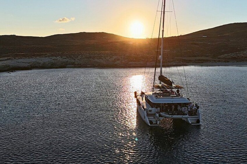 Mykonos Catamaran Sunset Cruise with Meal, Drinks & Transfer 4