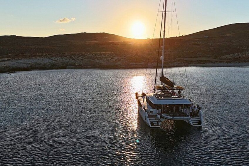 Mykonos Catamaran Sunset Cruise with Meal, Drinks & Transfer 4