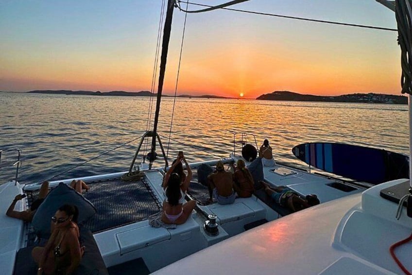 Mykonos Catamaran Sunset Cruise with Meal, Drinks & Transfer 5
