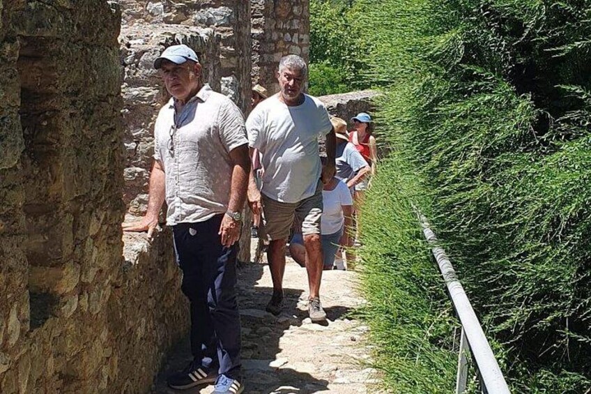 "The history of the inhabitants of Tomar is revealed through stories as you walk through the
back ways and garden park of Tomar. Scaling the walls of the ruins above the town gives
an impressive view! 3