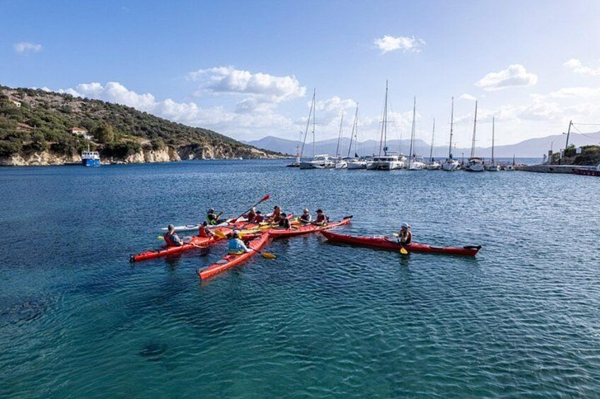 Lefkada Skorpios and Madouri Island-Hopping Kayak Tour with Lunch 5