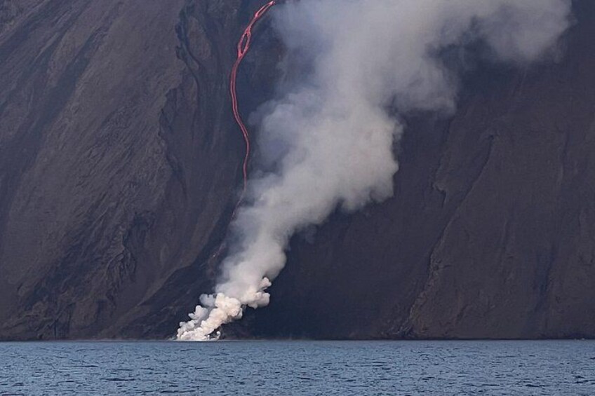 Vulcano Lipari Sciara of fire by day 1