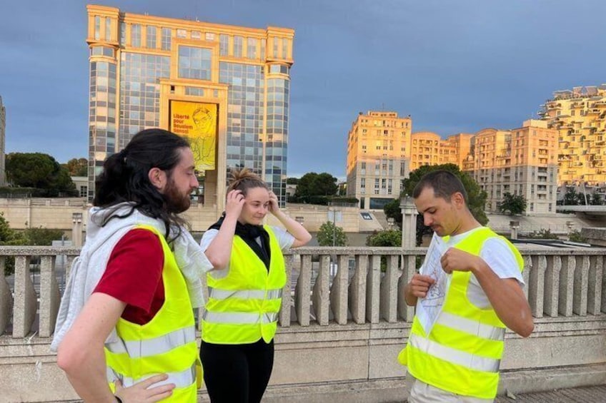Montpellier Guided Tour Architectural Curiosity Electric Bike 5