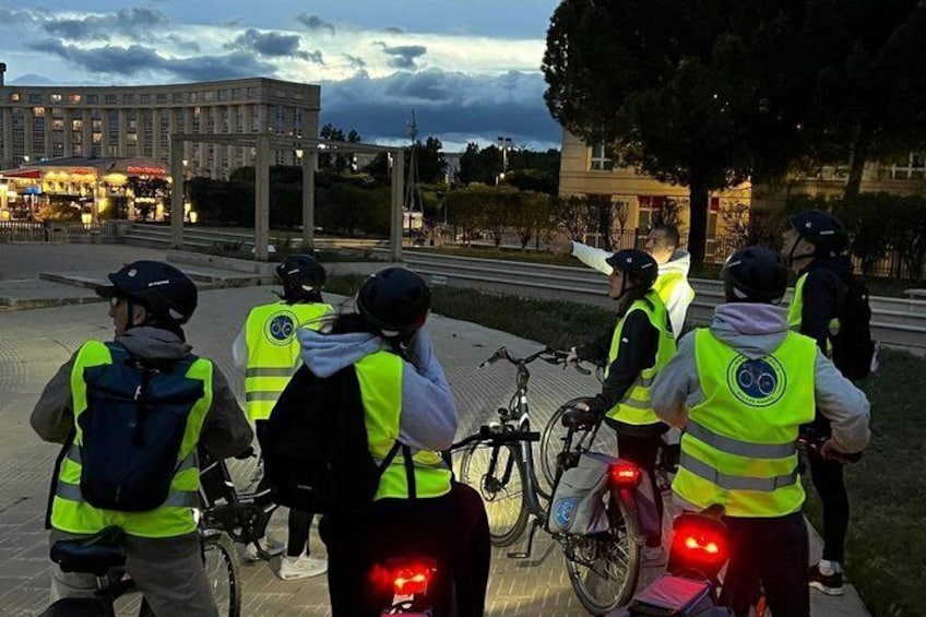 Montpellier Guided Tour Architectural Curiosity Electric Bike 3
