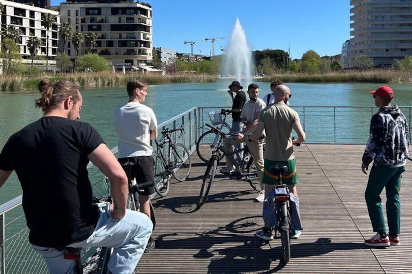 Montpellier Guided Tour Architectural Curiosity Electric Bike 2