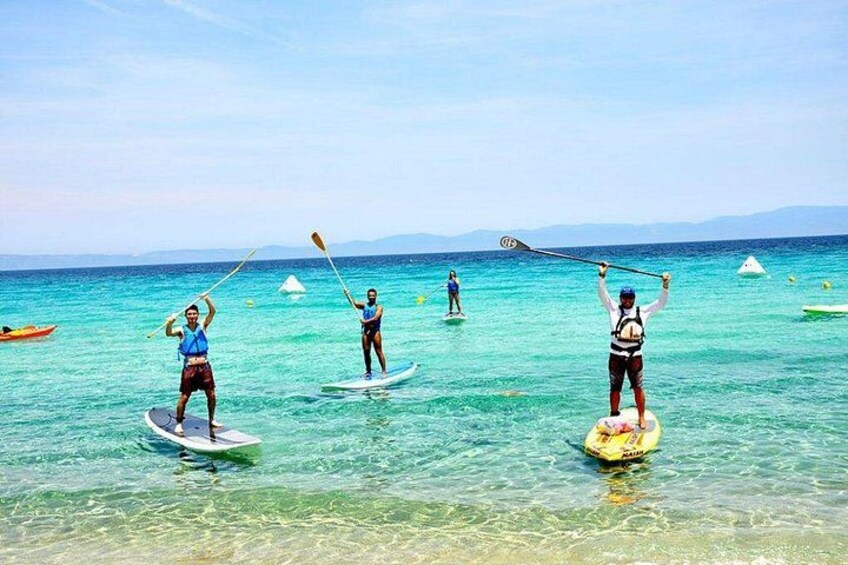 SUP Yoga and SUP Sightseeing in Thessaloniki 2