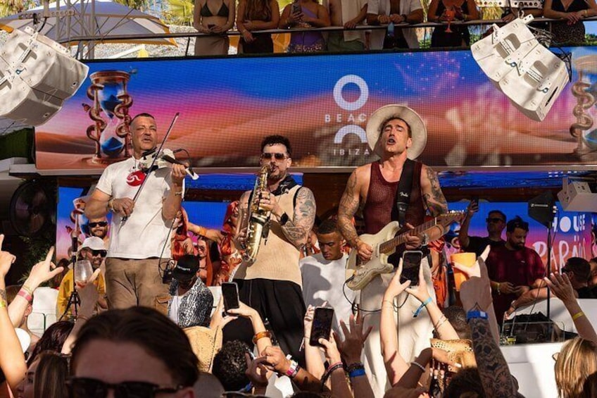 Ibiza Pool Party and Club Tour including O Beach and Eden Club 3