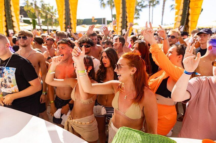 Ibiza Pool Party and Club Tour including O Beach and Eden Club 3