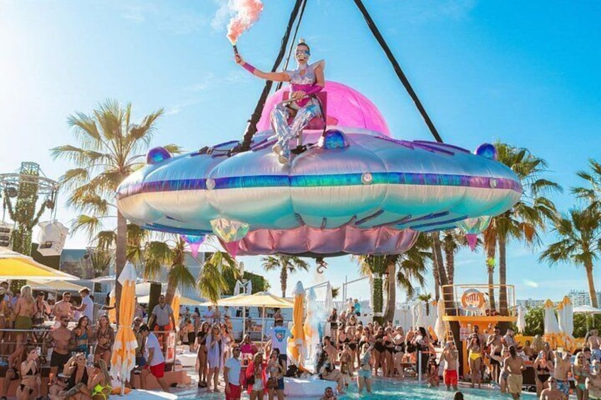 Ibiza Pool Party and Club Tour including O Beach and Eden Club 1