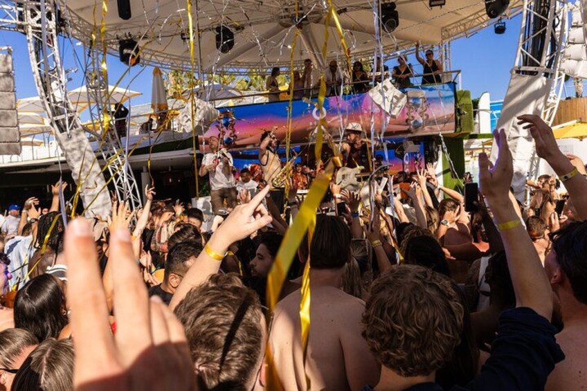 Ibiza Pool Party and Club Tour including O Beach and Eden Club 2
