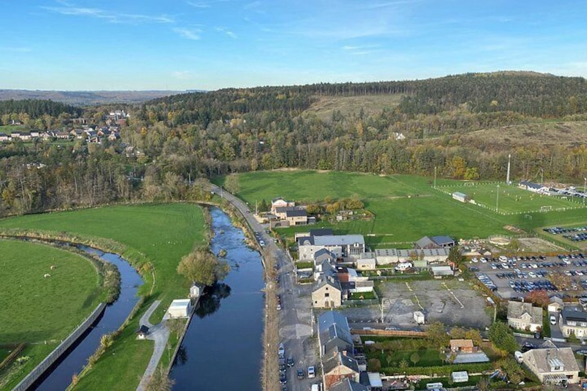 Hot air balloon flight Rochefort Han-sur-Lesse Famenne Ardennes 4