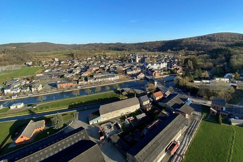 Hot air balloon flight Rochefort Han-sur-Lesse Famenne Ardennes 2