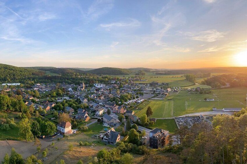 Hot air balloon flight Rochefort Han-sur-Lesse Famenne Ardennes 3