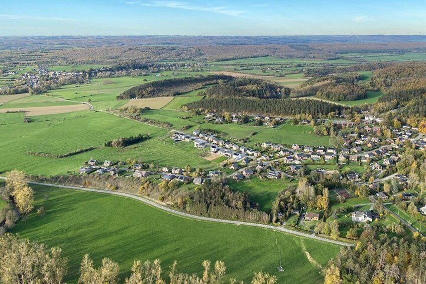 Hot air balloon flight Rochefort Han-sur-Lesse Famenne Ardennes 5