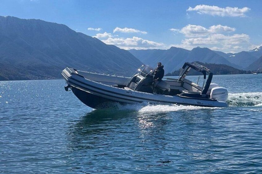 Lake Como Boat tour share with PROSECCO 2
