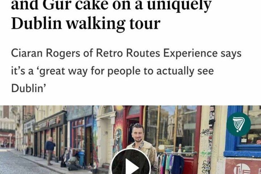 The Retro Routes Experience Dublin Vintage Shopping Tour 2