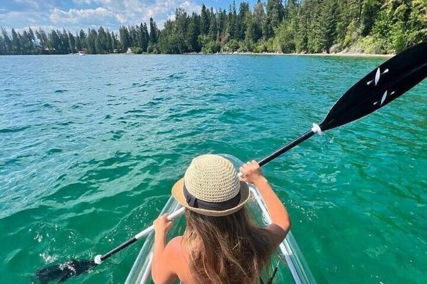 Sommers Bay Clear Kayak Tour// Flathead Lake 2