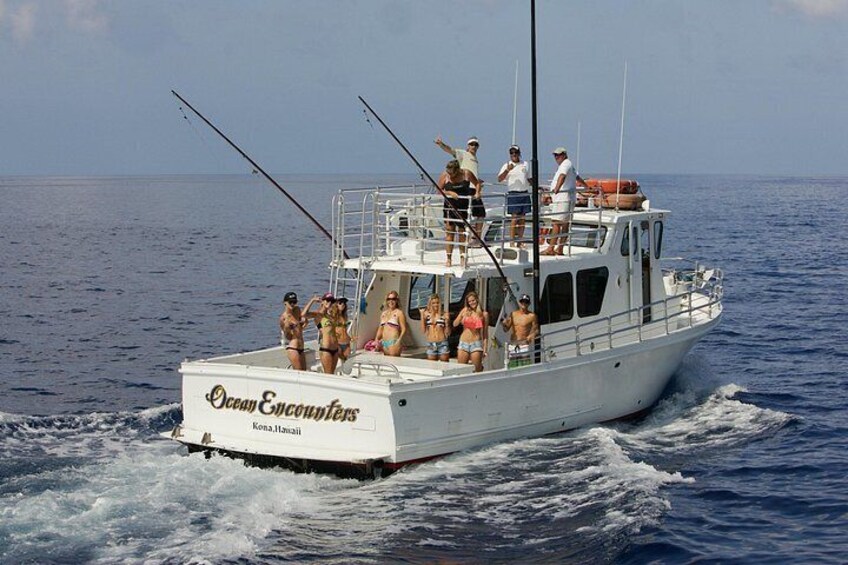 One of our large party fishing boats. 3