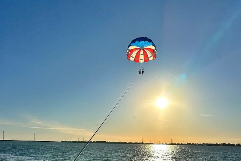 Sunset parasailing! 5