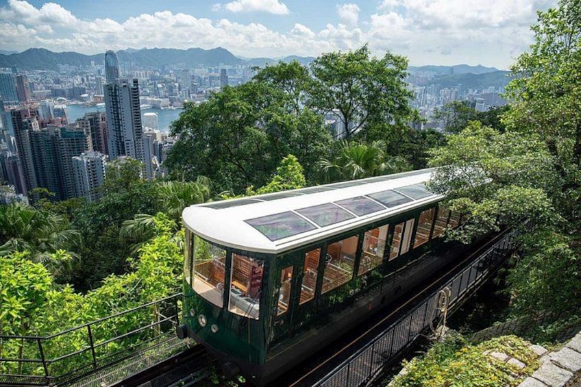 The tram ride provides breathtaking views of Hong Kong 1