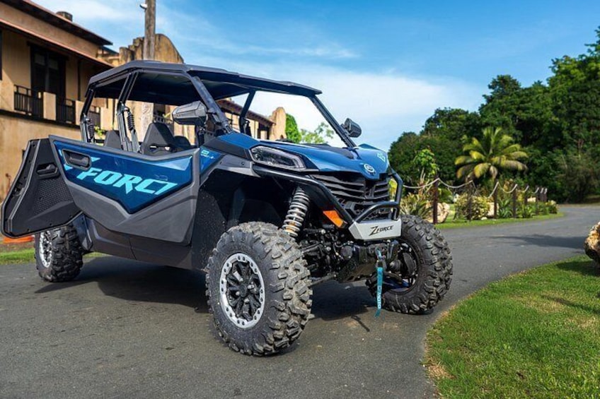 Explore the trails together in a comfortable 4-seater off-road UTV. 3