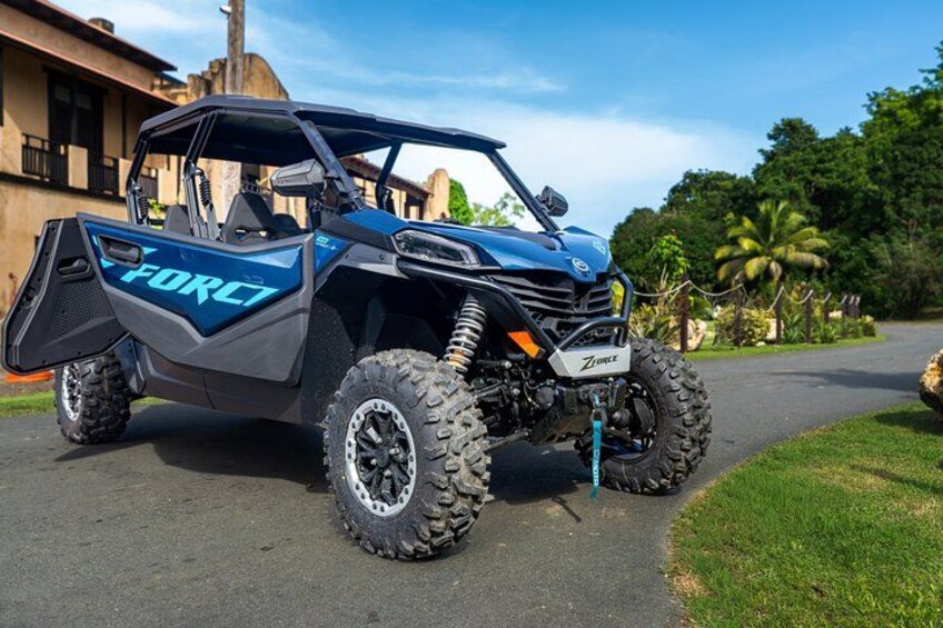 Explore the trails together in a comfortable 4-seater off-road UTV. 5