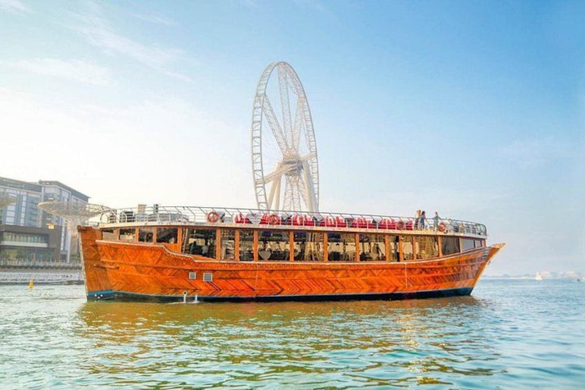 Dubai City Tour and Dubai Marina Dhow Cruise Combo 1