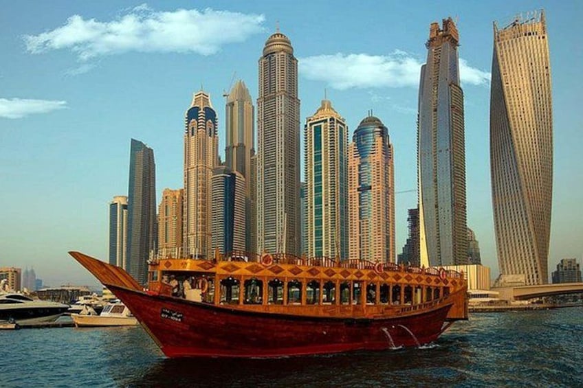 Dubai City Tour and Dubai Marina Dhow Cruise Combo 5