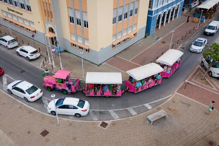 Trolley Train City Centre in Curacao 4