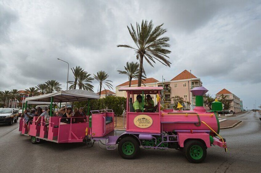 Trolley Train City Centre in Curacao 2