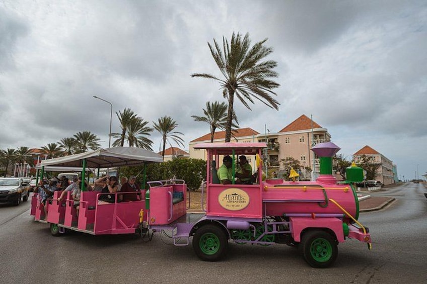 Curaçao tours Trolley Train City Centre in Curacao 2