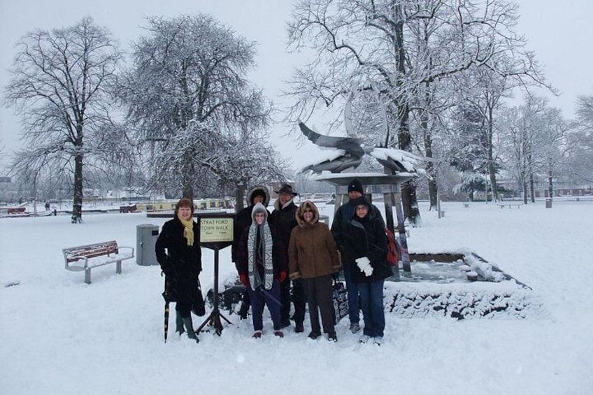 Stratford Town Walk - whatever the weather! 4