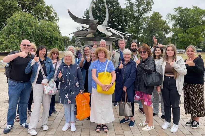Stratford Town Walk at the Swan Fountain, Waterside (meeting place) 3