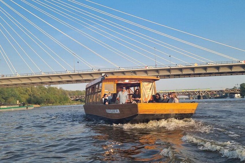 Warsaw Vistula River Sunset Cruise with Welcome Drink 3