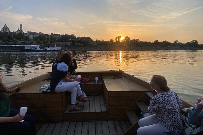 Warsaw Vistula River Sunset Cruise with Welcome Drink 4