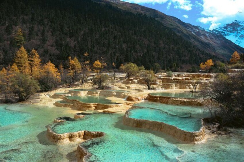 Huanglong Scenic Area Entry Ticket (Optional Cable Car/Golf Cart) 2