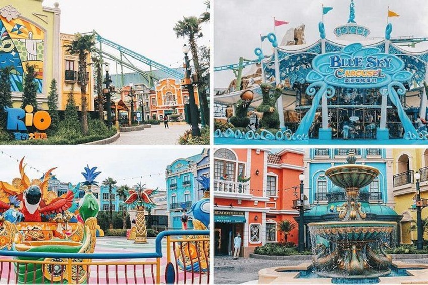 Enjoy different kind of themed rides and attractions in the park to pump up your adrenaline 5